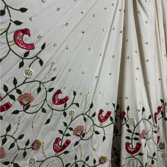 Gorgeous multi color lengha - Picture 6 of 16